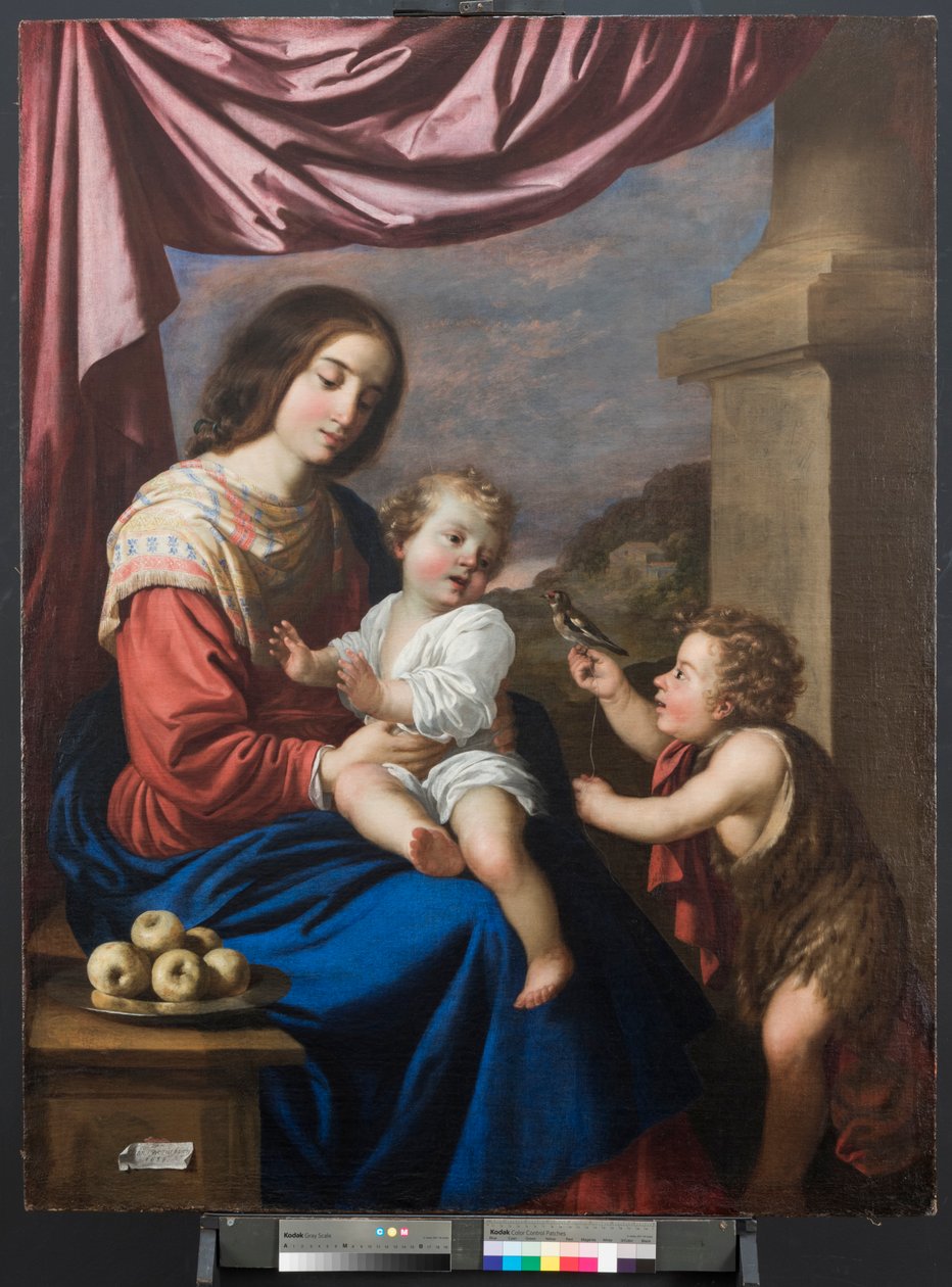 Virgem e o Menino com São João de Francisco de Zurbaran