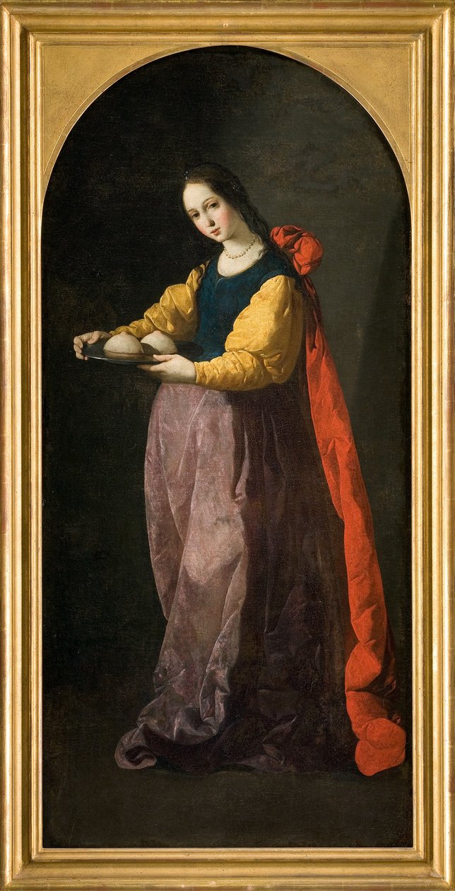 Santa Agatha de Francisco de Zurbaran