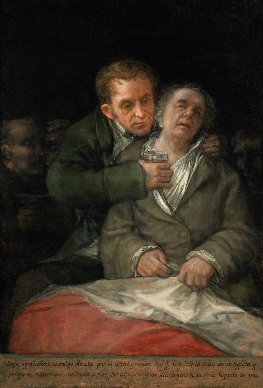 Auto-retrato com o Dr. Arrieta de Francisco de Goya