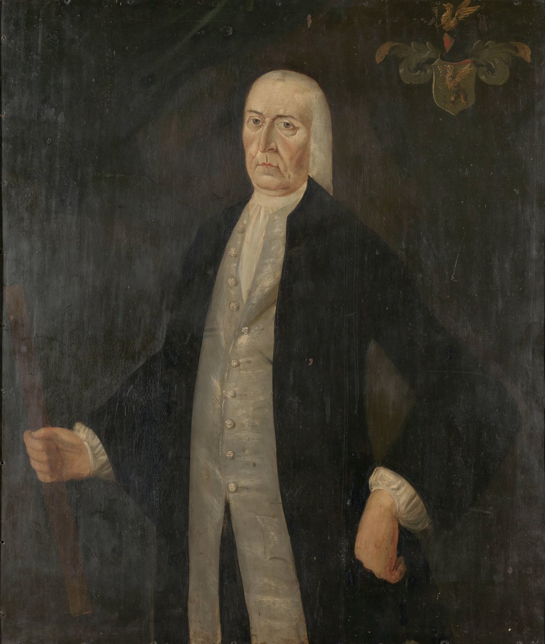 Retrato de Jeremias van Riemsdijk, Governador-Geral da Companhia Holandesa das Índias Orientais de Franciscus Josephus Fricot (attributed to)