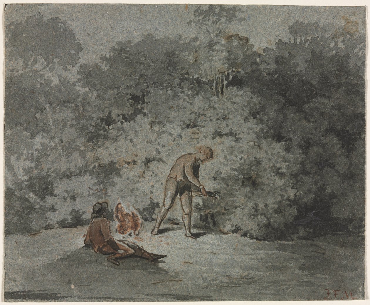 Twig Gatherer, terceiro trimestre de 1600s. de Francisque Millet