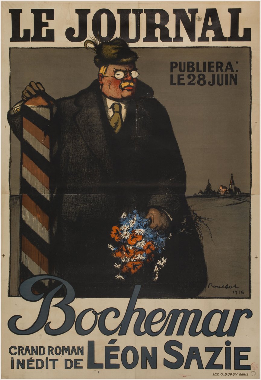 Bochemar - cartaz de Poulbot de Francisque Poulbot