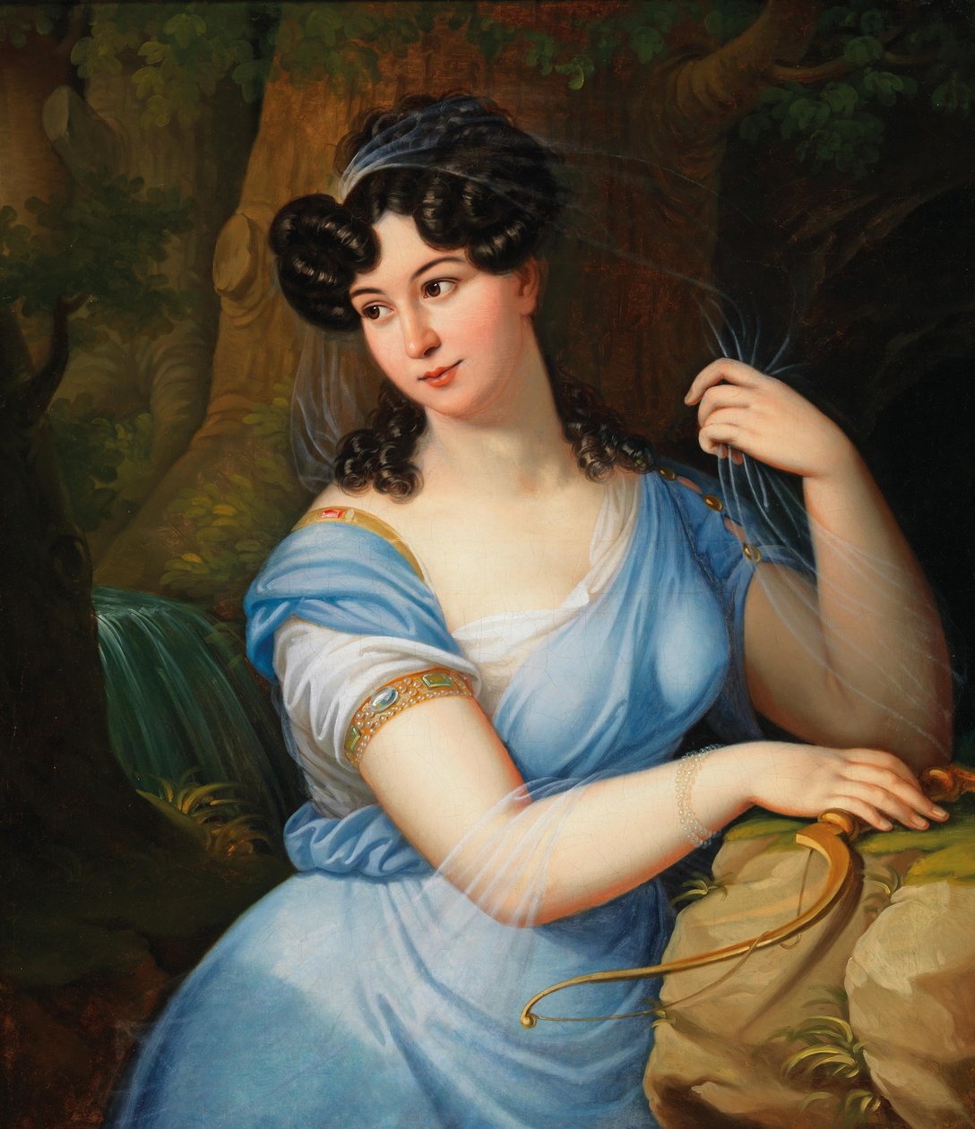 Retrato de um jovem aristocrata polonês de Franciszek Ksawery Lampi