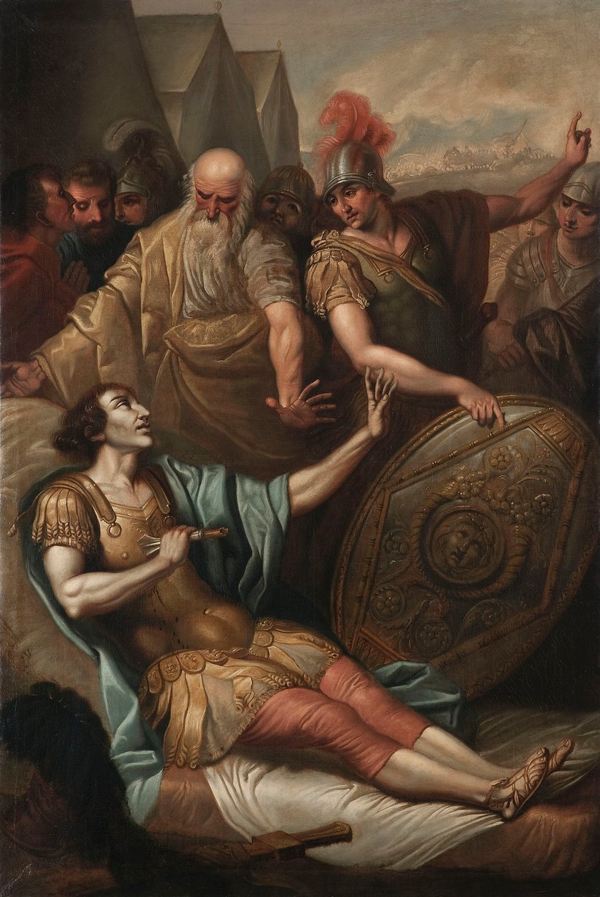 A morte de Epaminondas de Franciszek Smuglewicz