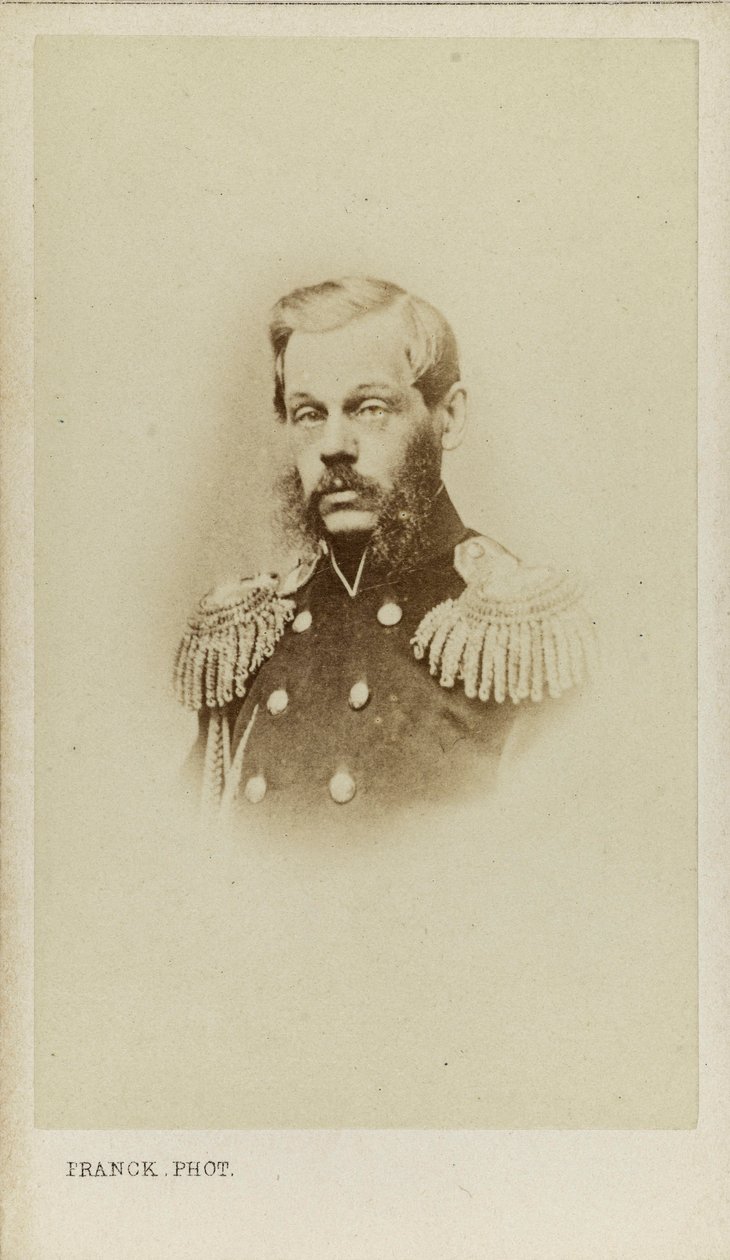 Retrato do Conde Dmitry Alekseevich Milyutin 1816-1912. de Franck