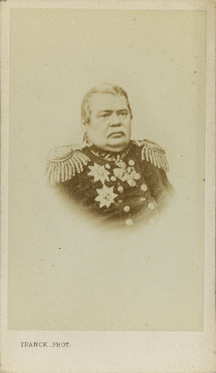 Retrato do Conde Nikolay Muravyov-Amursky 1809-1881, ca 1865. de Franck