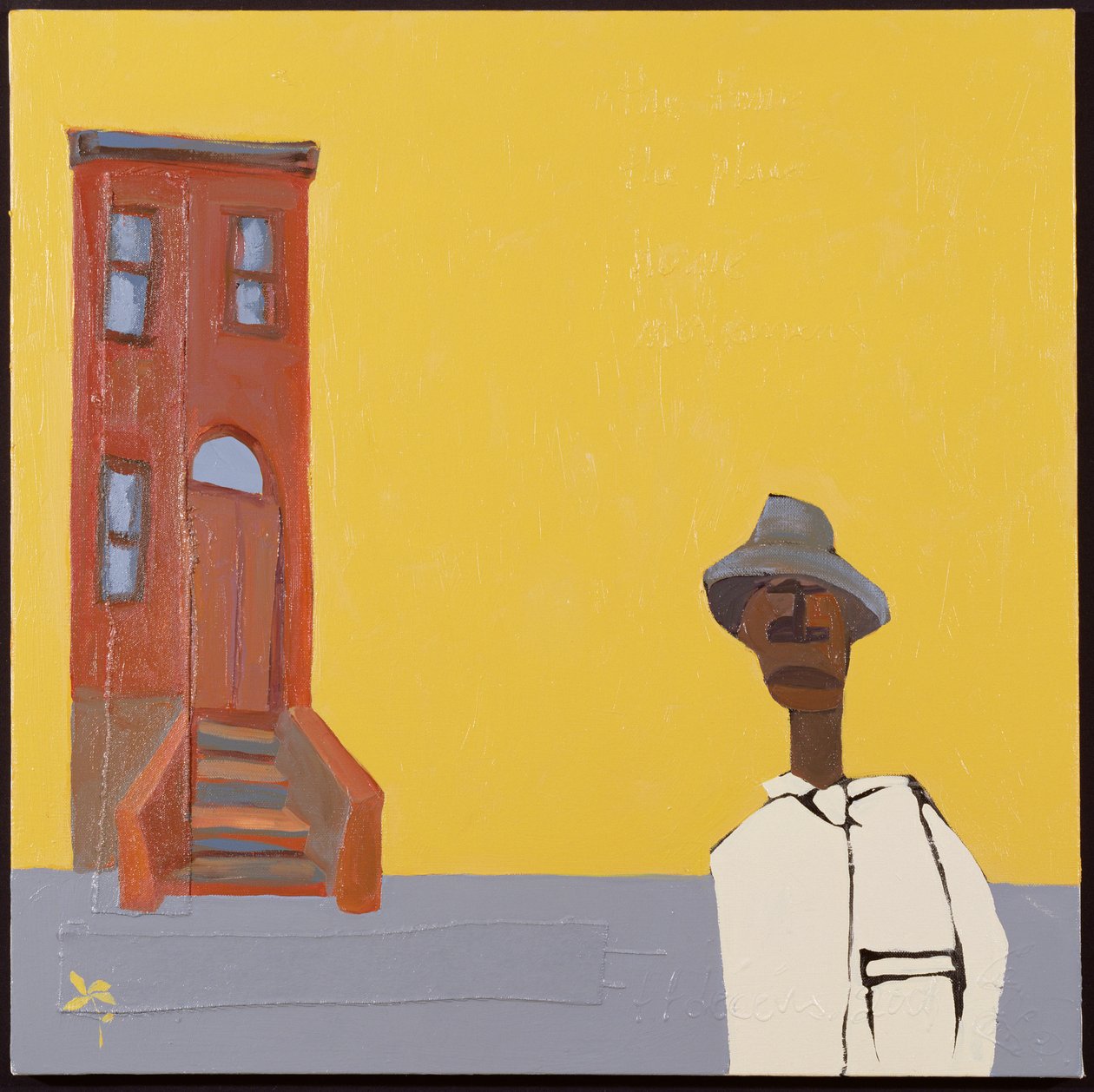 O Homem, 2001 (técnica mista sobre tela) de Francks Deceus