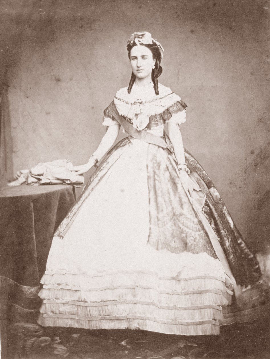 Charlotte de Saxe-Cobourg-Gotha (1840-1927) Princesa da Bélgica e Imperatriz do México de Francois Aubert