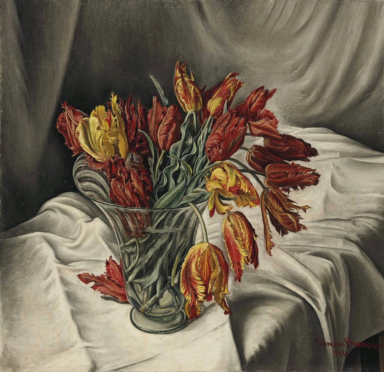 Tulipas parrotsn de Francois Barraud