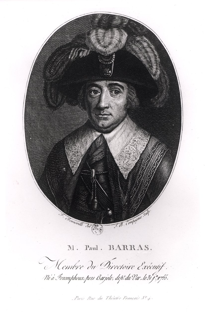 Paul Francois Jean Nicolas (1755-1829) Visconde de Barras de Francois Bonneville