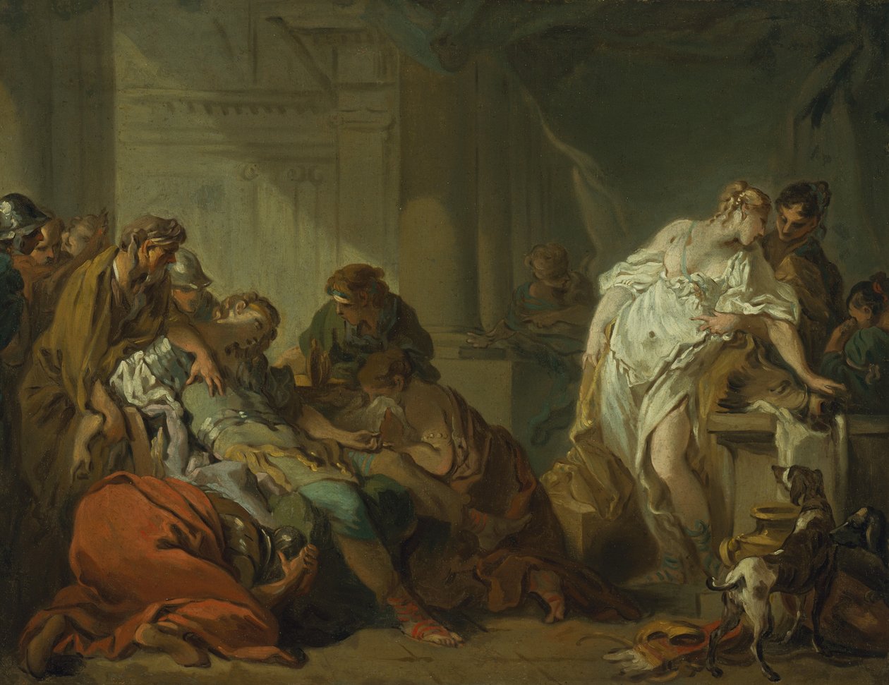 Morte de Meleagro, c.1727 de François Boucher