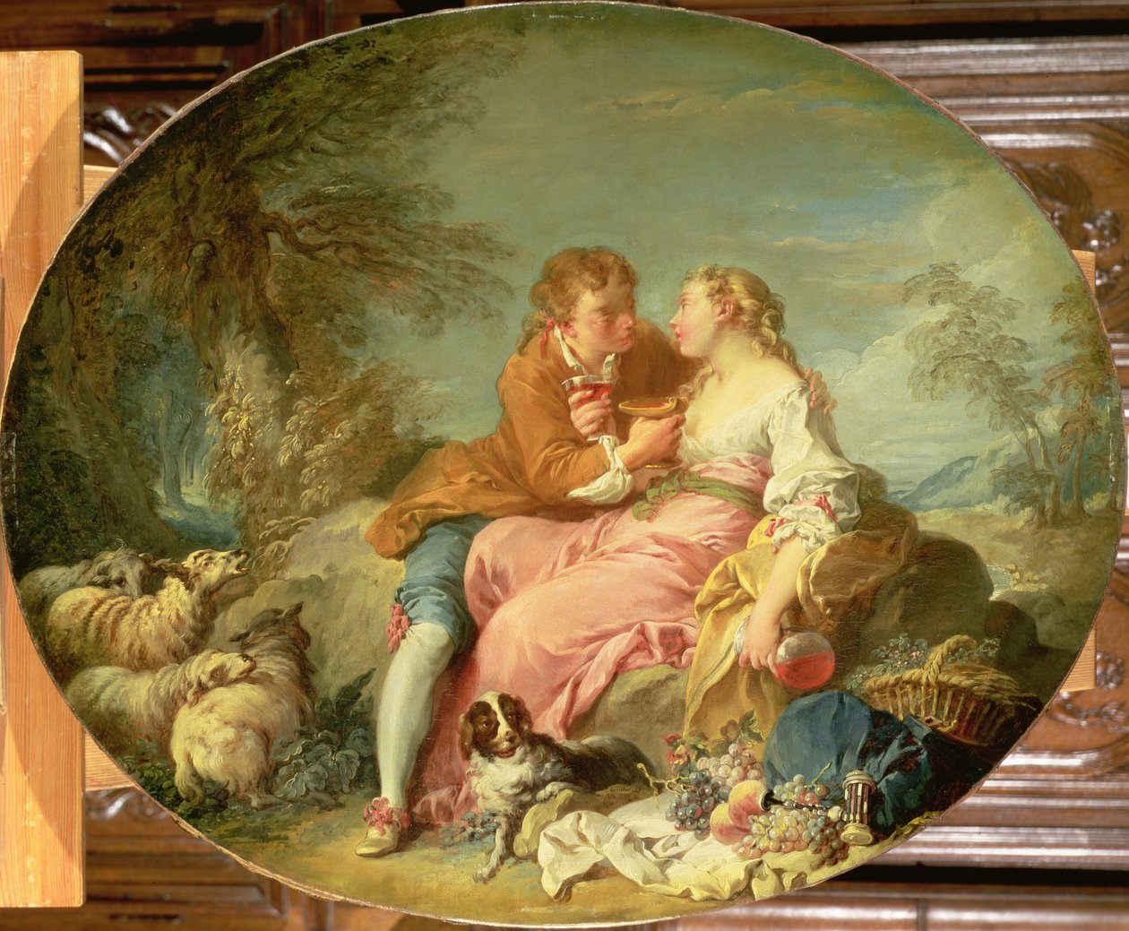 Cena pastoral de 1740 de François Boucher