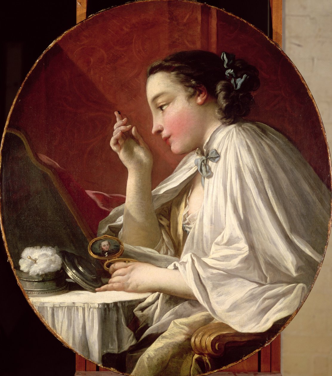 Mulher, em, dela, banheiro de François Boucher