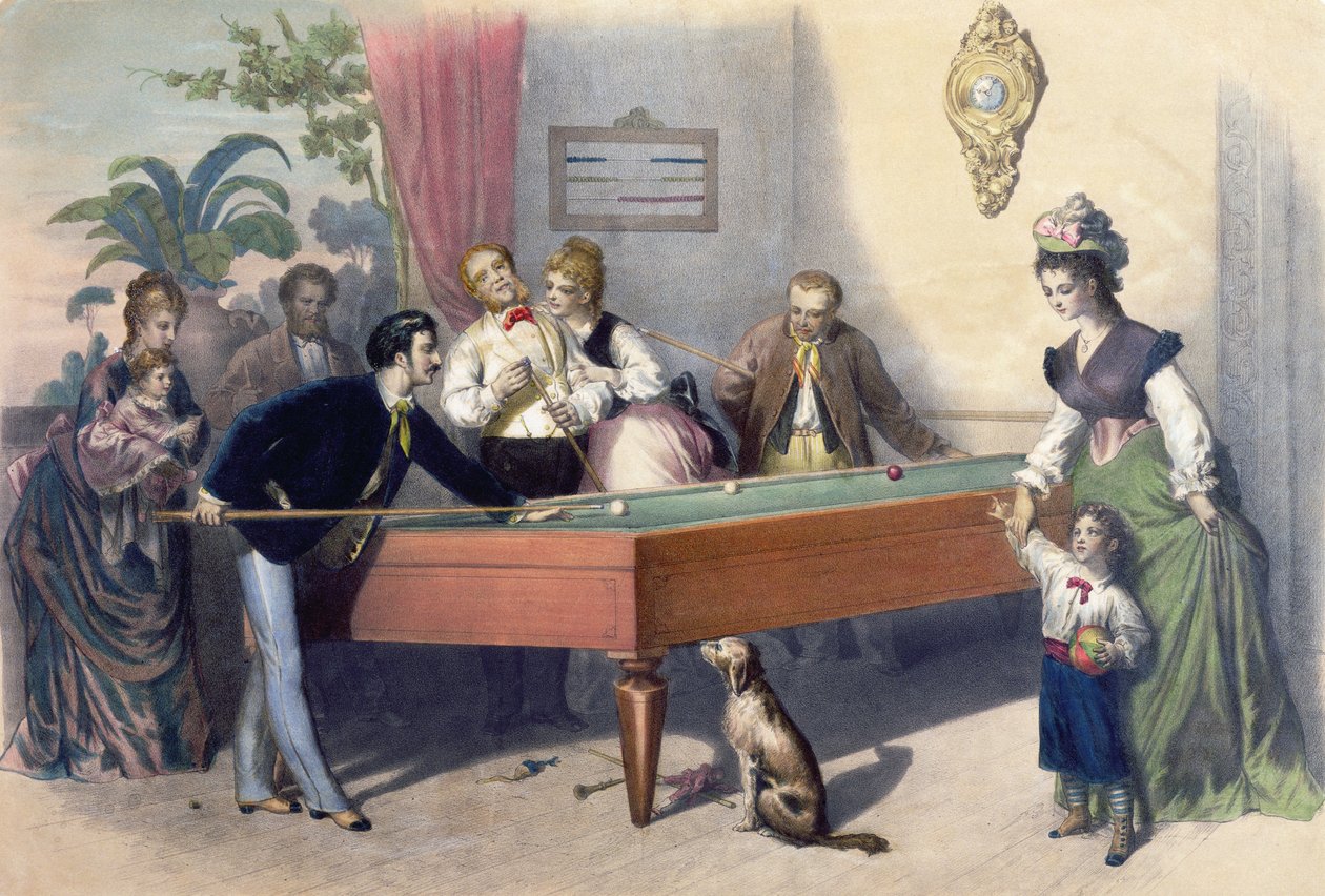 Um domingo de família, c.1860-70 de Francois Constant Mes