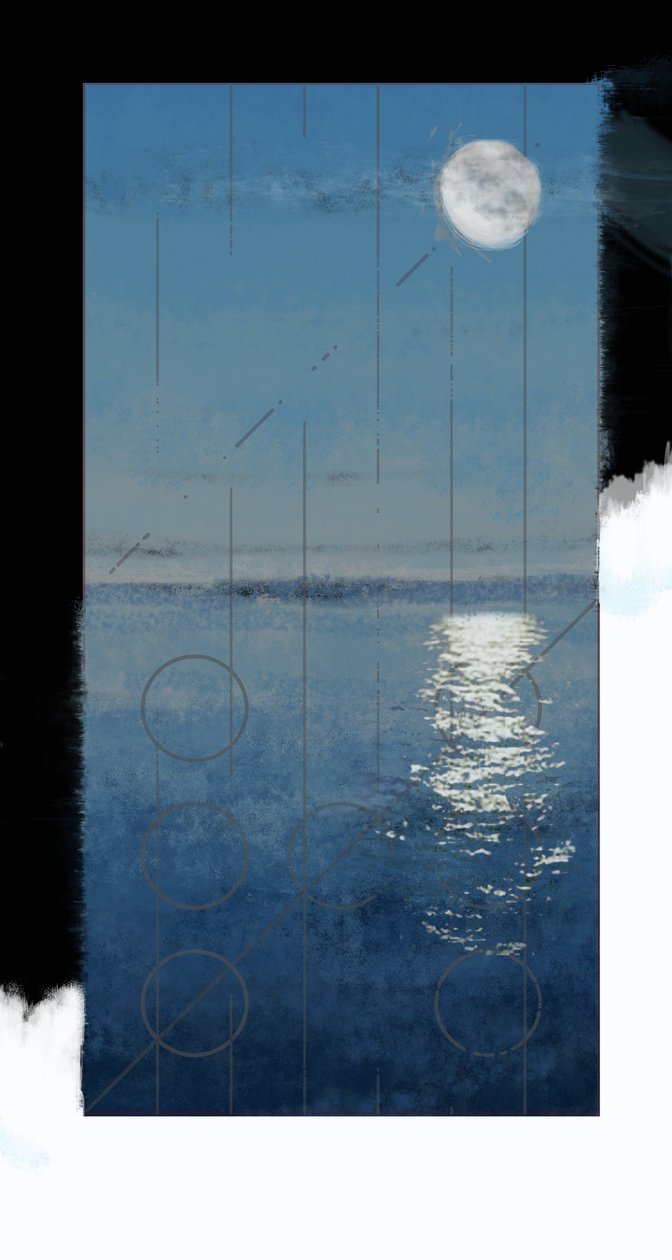 Gênese Dia 2: Waters, 2014, pintura digital de Francois Domain