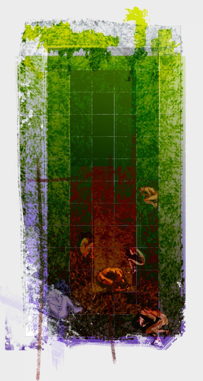 Gênesis Dia 6: Homem, 2014, (pintura digital) de Francois Domain