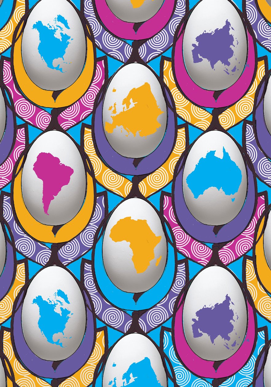 WorldWideEgg, 2015, (digital) de Francois Domain