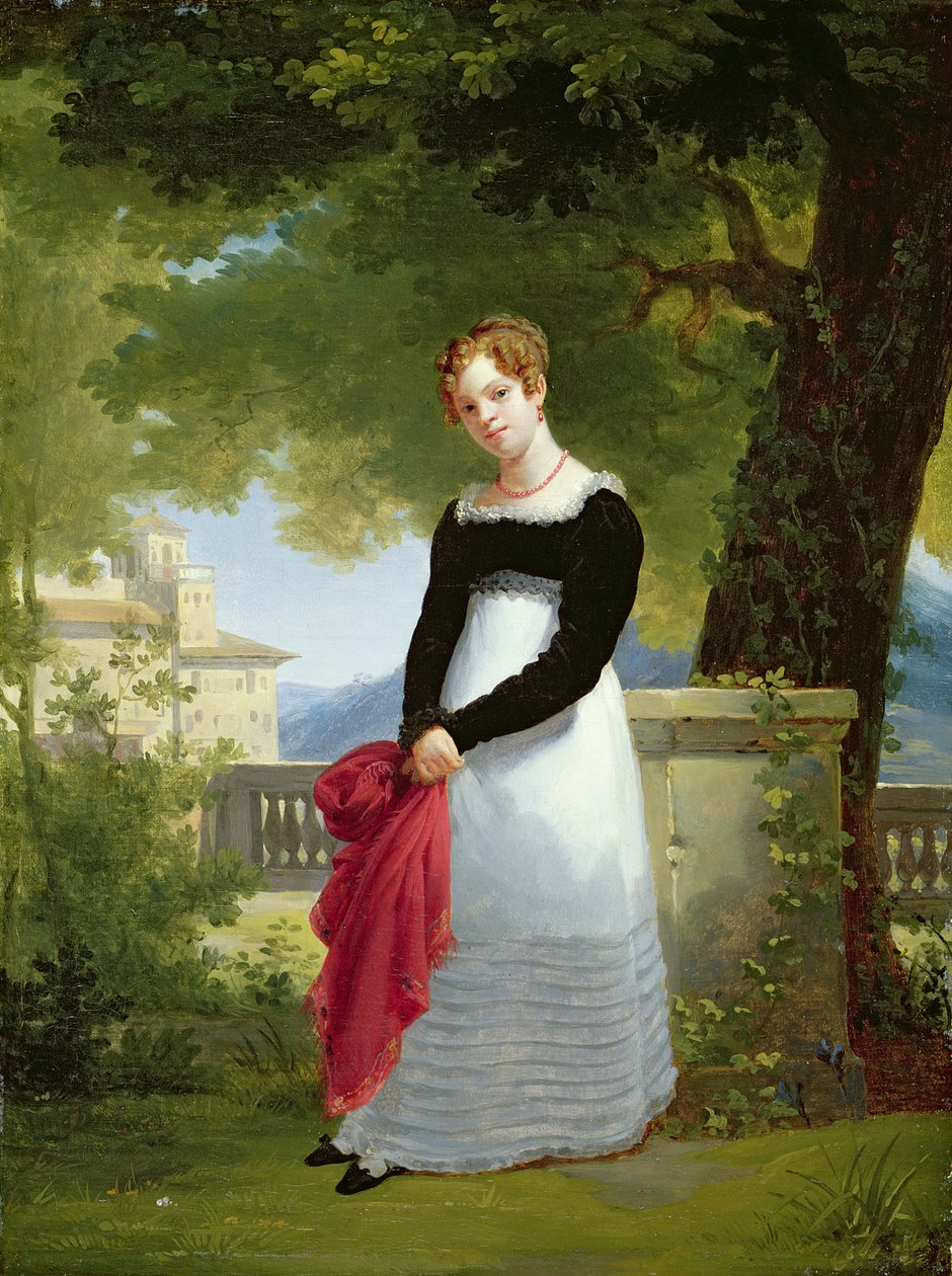 Retrato de Adelaide-Sophie Cleret, c.1817 (para par ver 282837) de Francois Edouard Picot