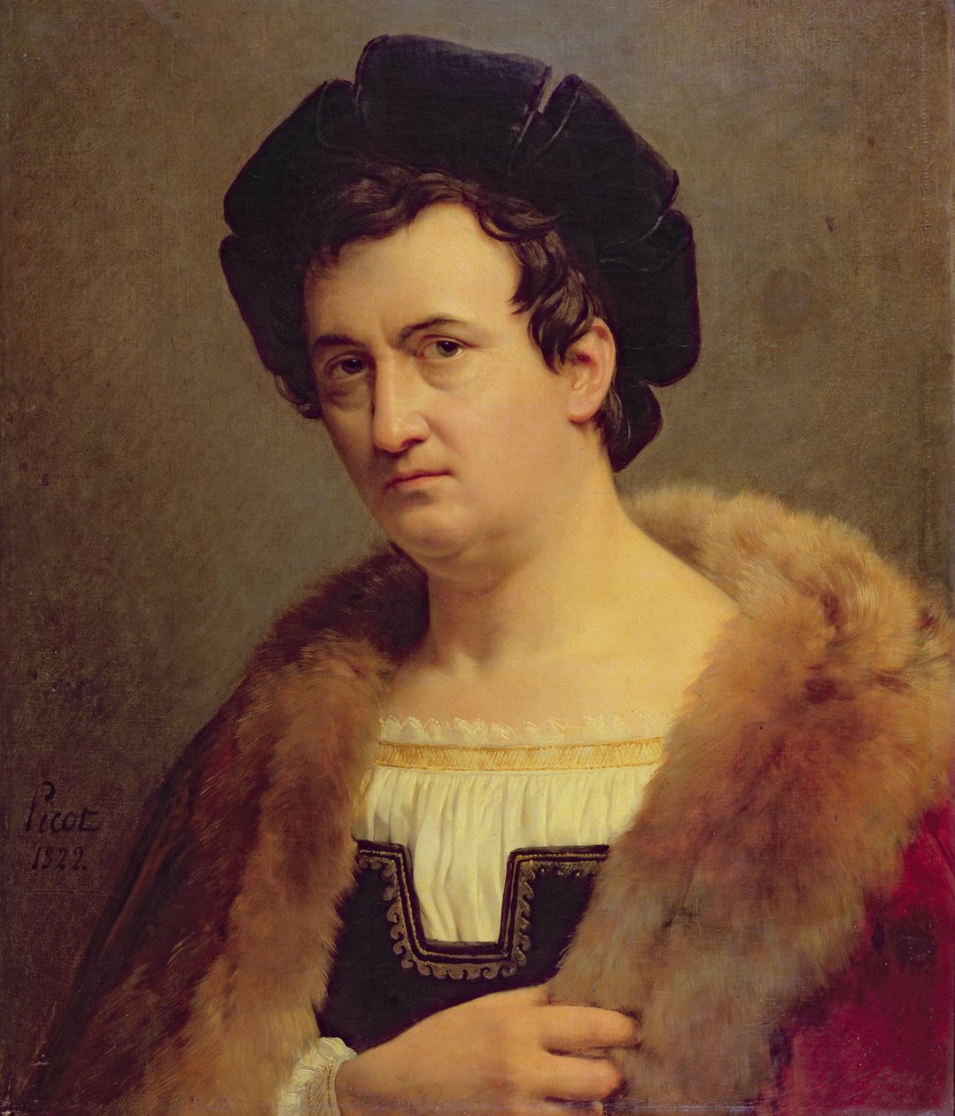 Retrato de Francois Joseph Talma, 1822 de Francois Edouard Picot