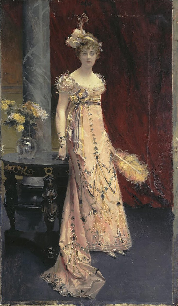 Retrato de Daria Beauharnais de Francois Flameng