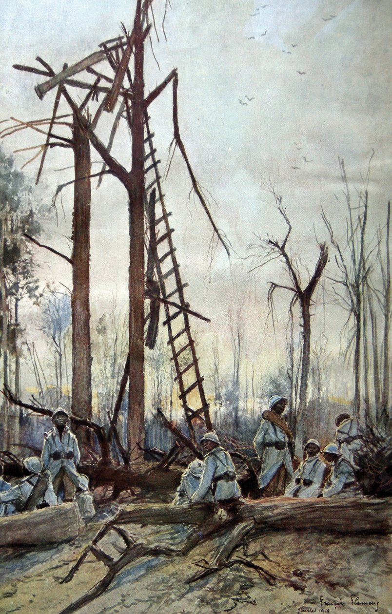 A Batalha do Somme, 1916 de Francois Flameng