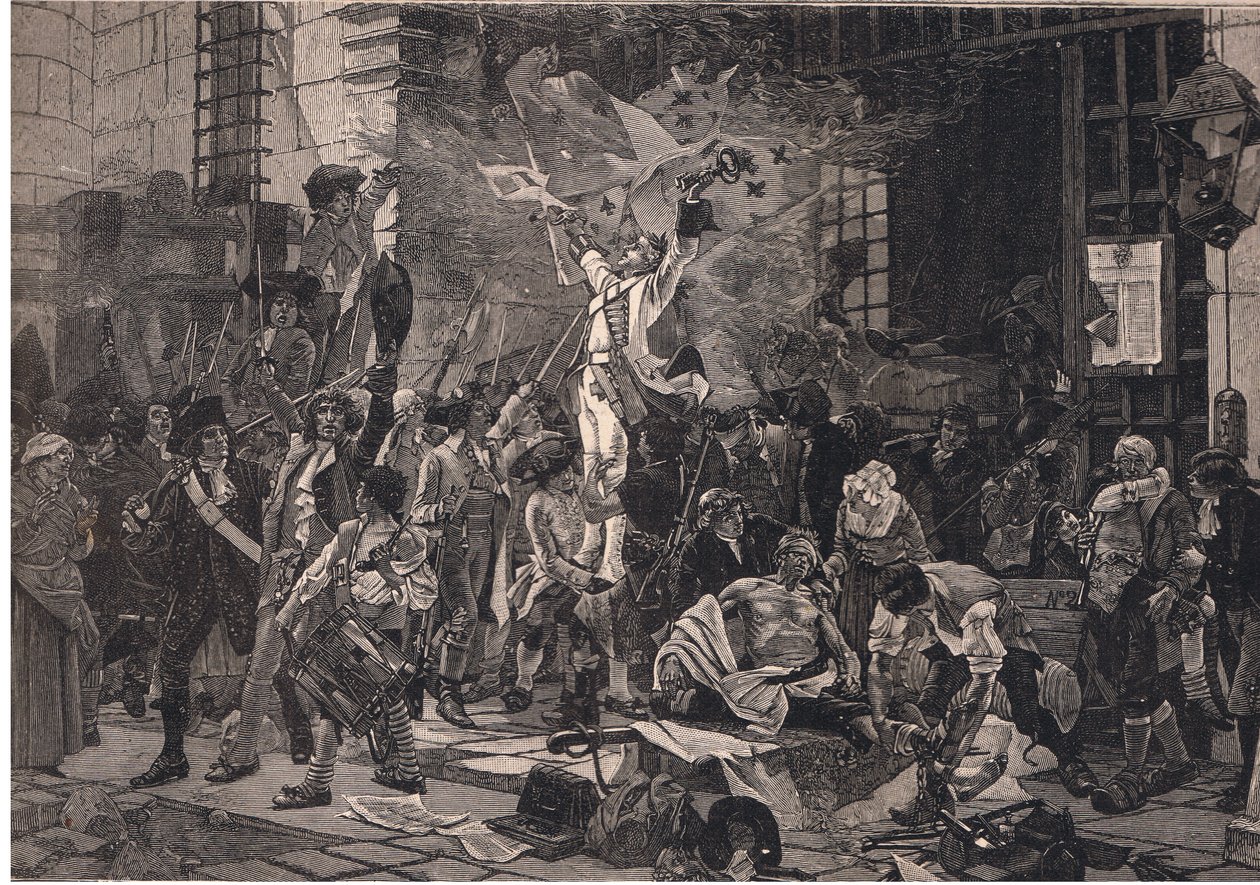 Os conquistadores da Bastilha de Francois Flameng