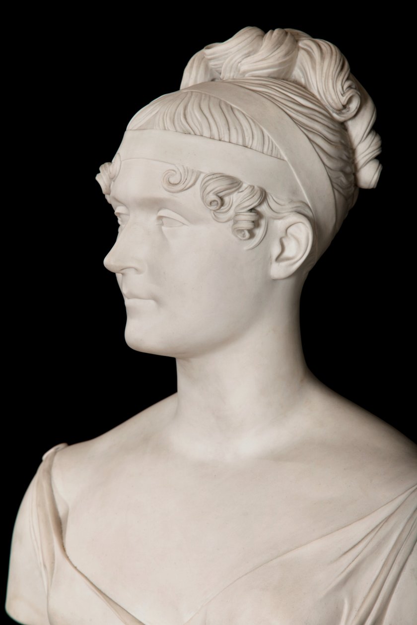 Busto da Imperatriz Josefina (Biscoito Sèvres) (detalhe) (ver também 698746) de Francois Joseph Bosio