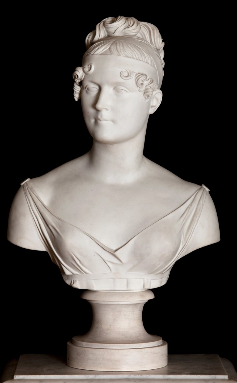 Busto da Imperatriz Josephine (biscoito Sevres) (ver também 698747) de Francois Joseph Bosio