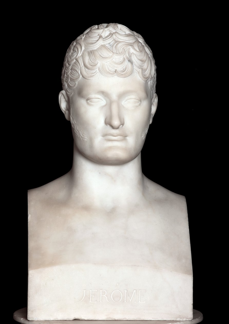 Busto de Jerônimo Bonaparte (mármore) de Francois Joseph Bosio