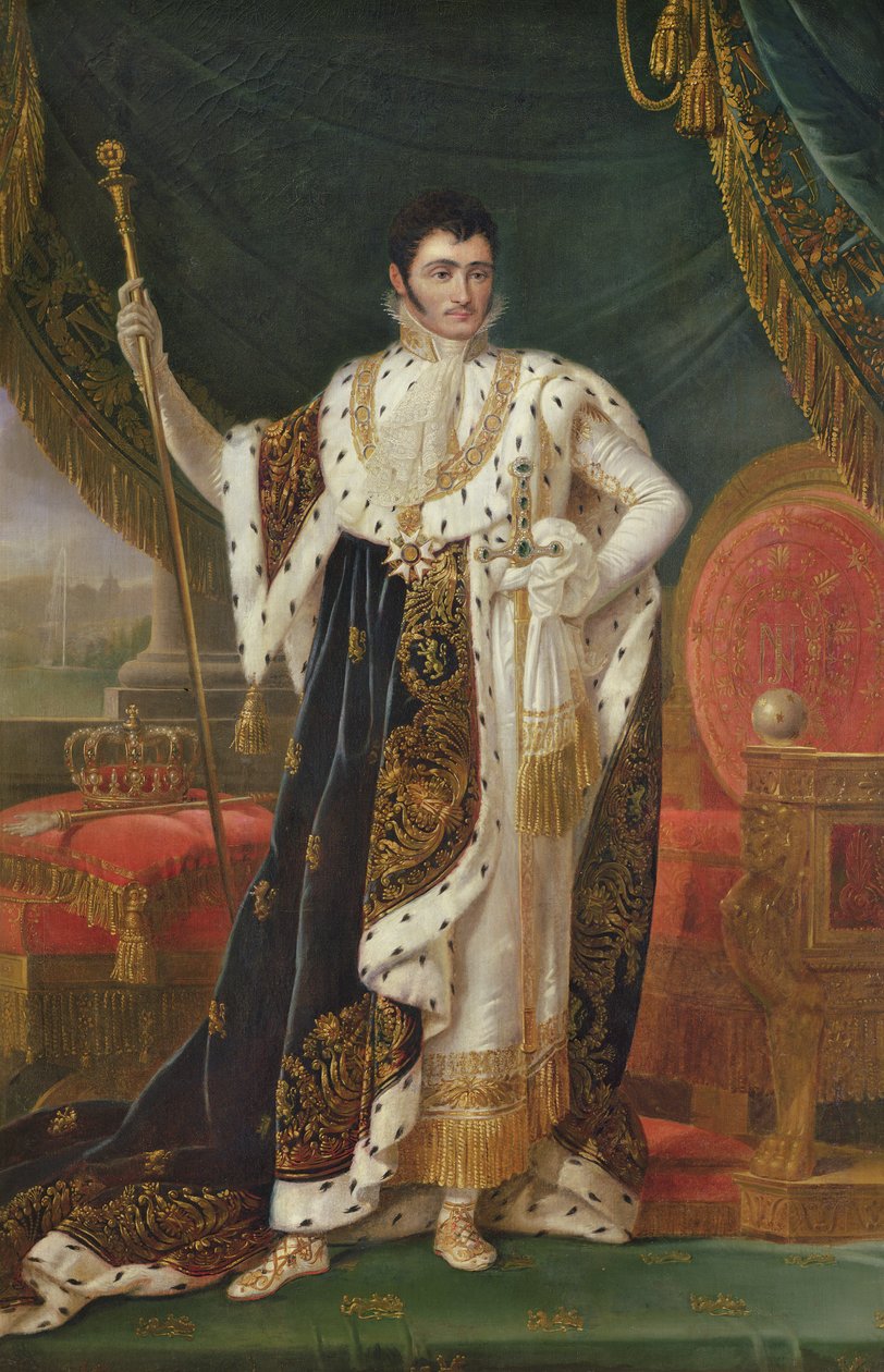 Retrato de Jerome Bonaparte (1784-1860) Rei da Vestfália de Francois Josephe Kinson