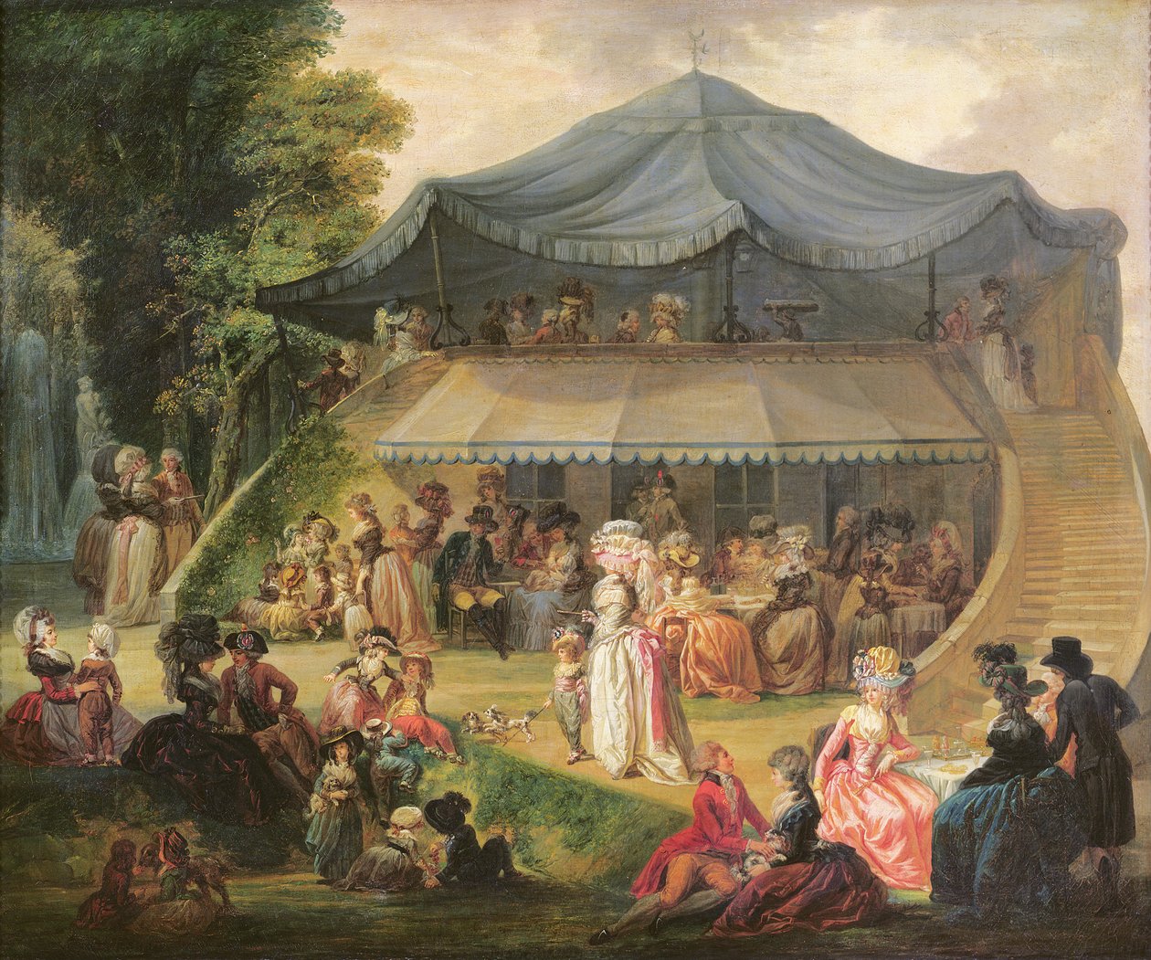 Festa em Colisee perto de Lille, c.1791 de Francois Louis Joseph Watteau