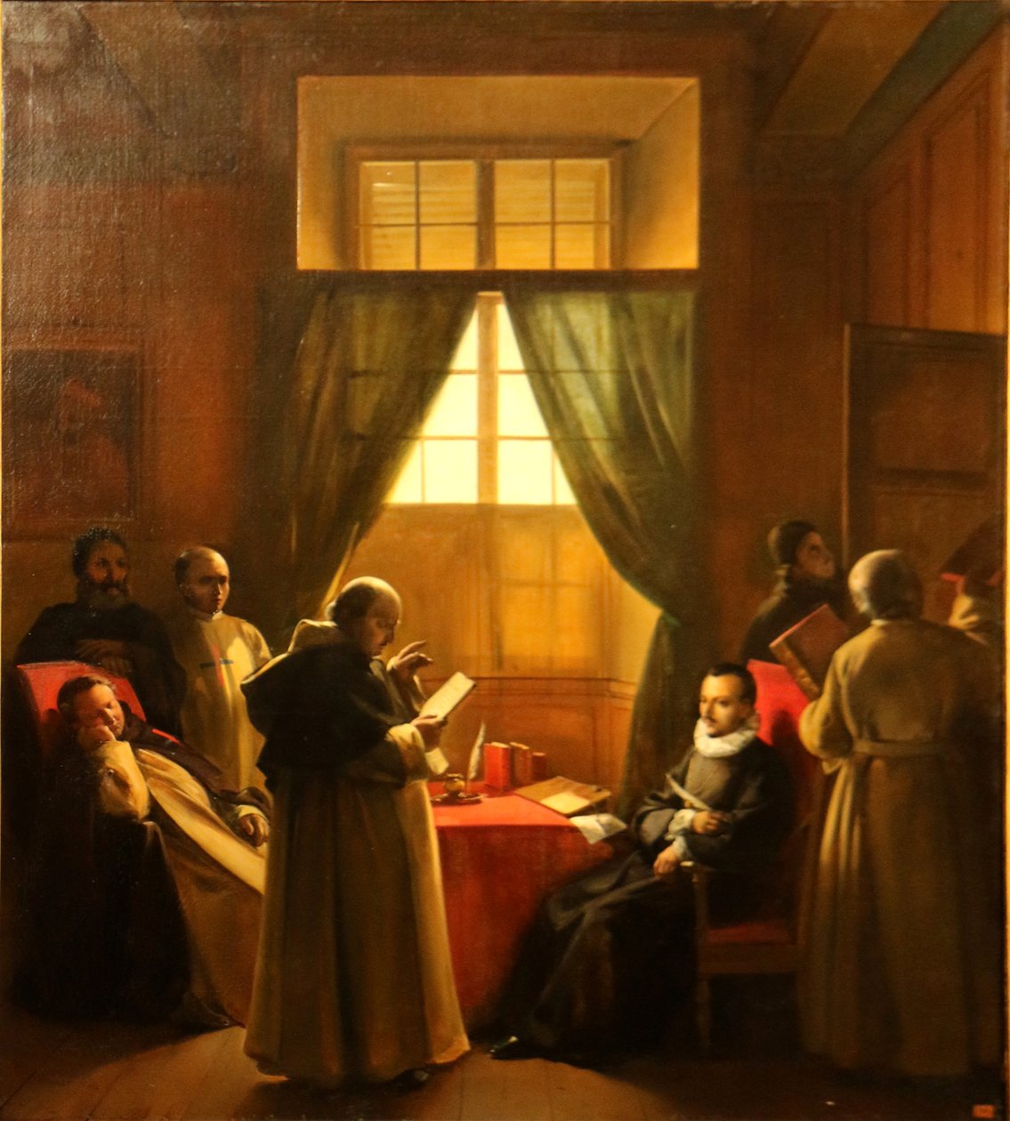 Cena em um convento de pais trinitários de Francois Marius Granet
