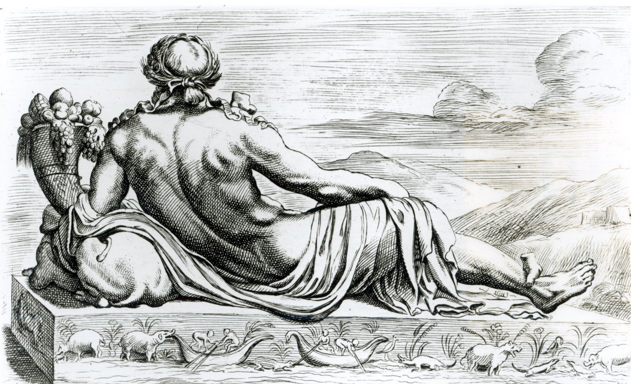 Rio Nilo, c.1653 (ver 275580 e 275581) de Francois Perrier