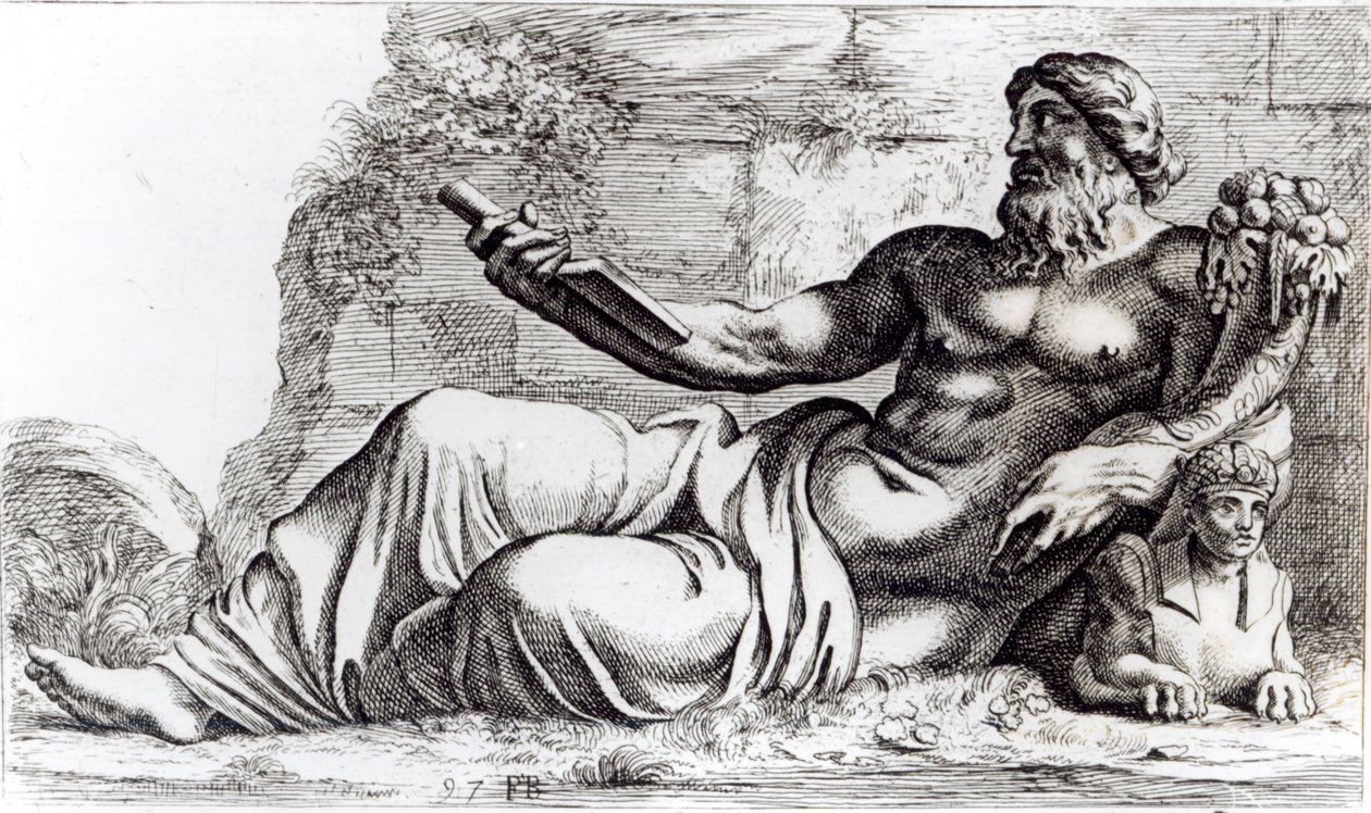 Rio Nilo, c.1653 (ver 275580, 275581 e 275582) de Francois Perrier