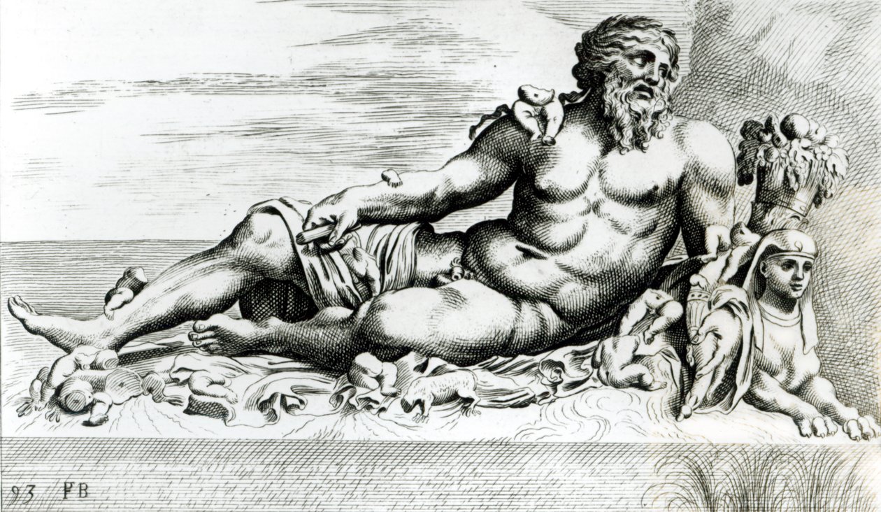 Rio Nilo, c.1653 (ver 275581 e 275582) de Francois Perrier