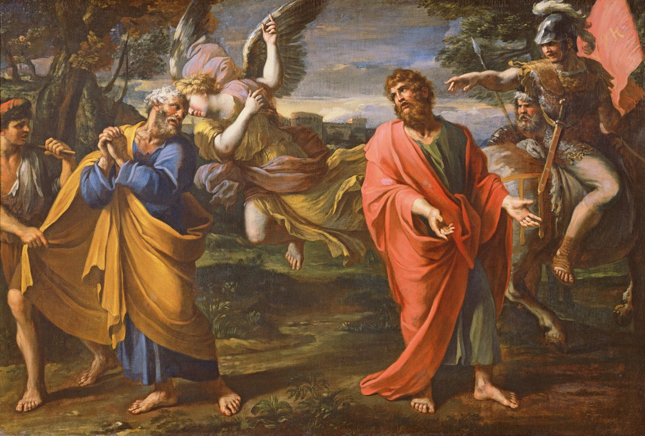 A despedida de São Pedro e São Paulo, c.1647-50 de Francois Perrier
