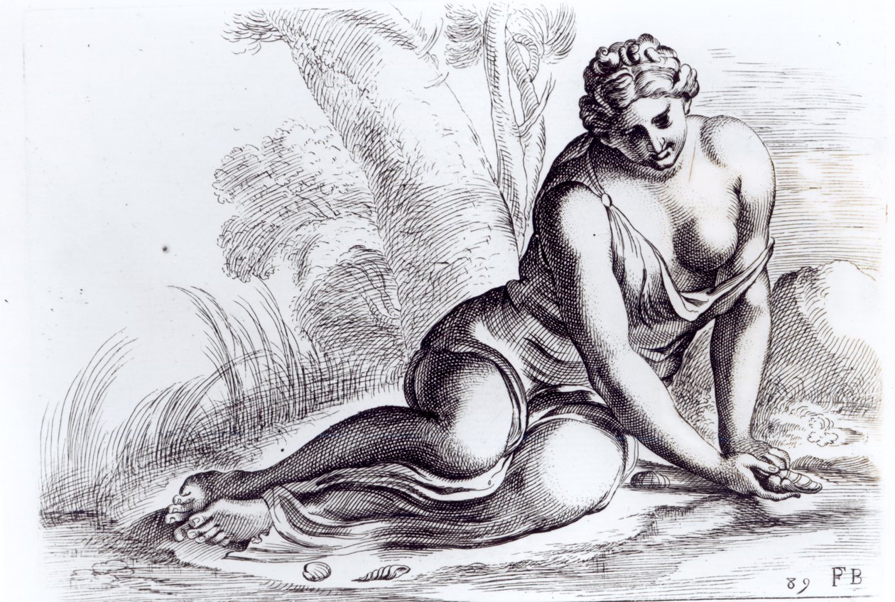 Vênus nos Jardins Borghese, c.1653 de Francois Perrier