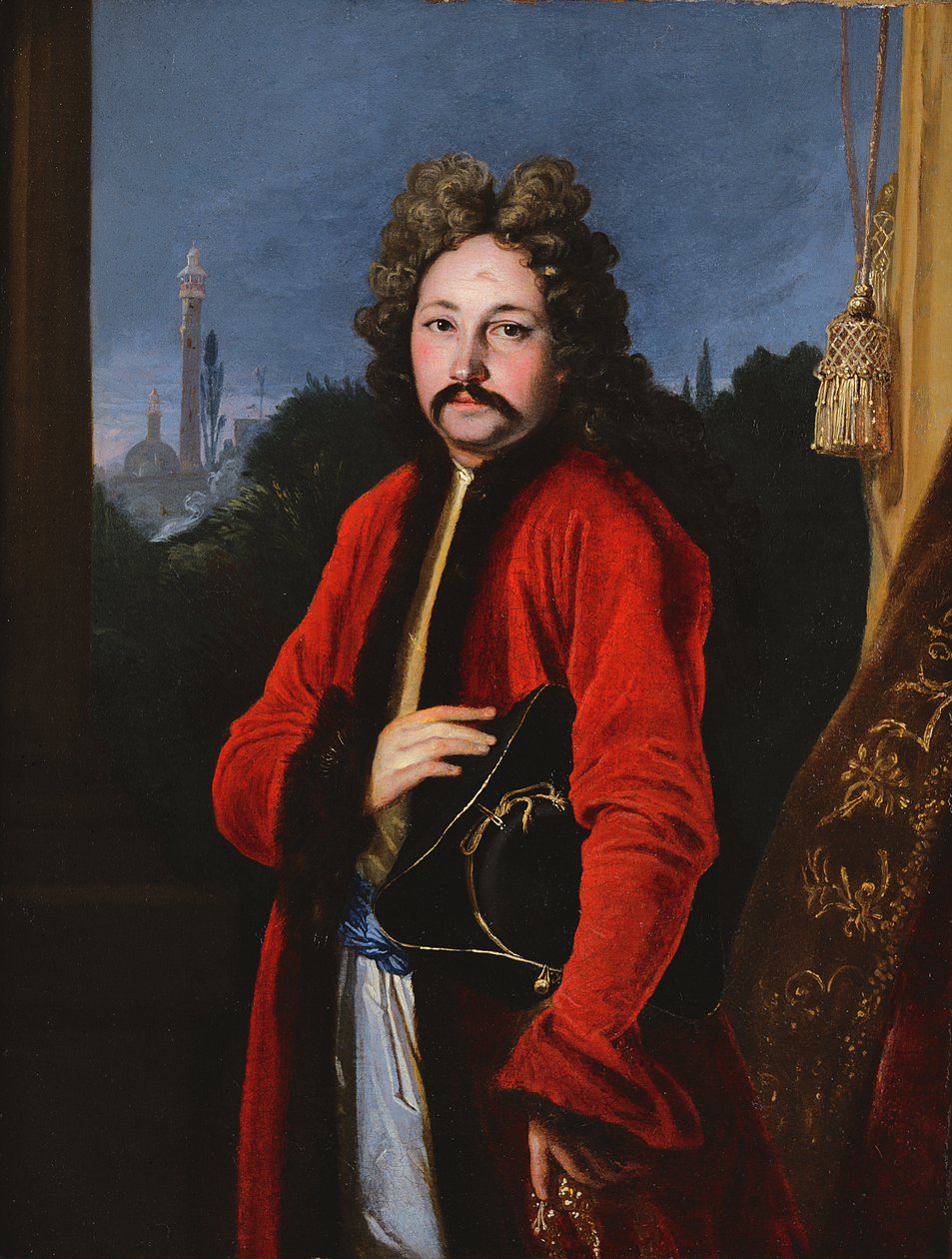 Retrato de Sir John Chardin (1643-1713), 1699 de Francois Riviere