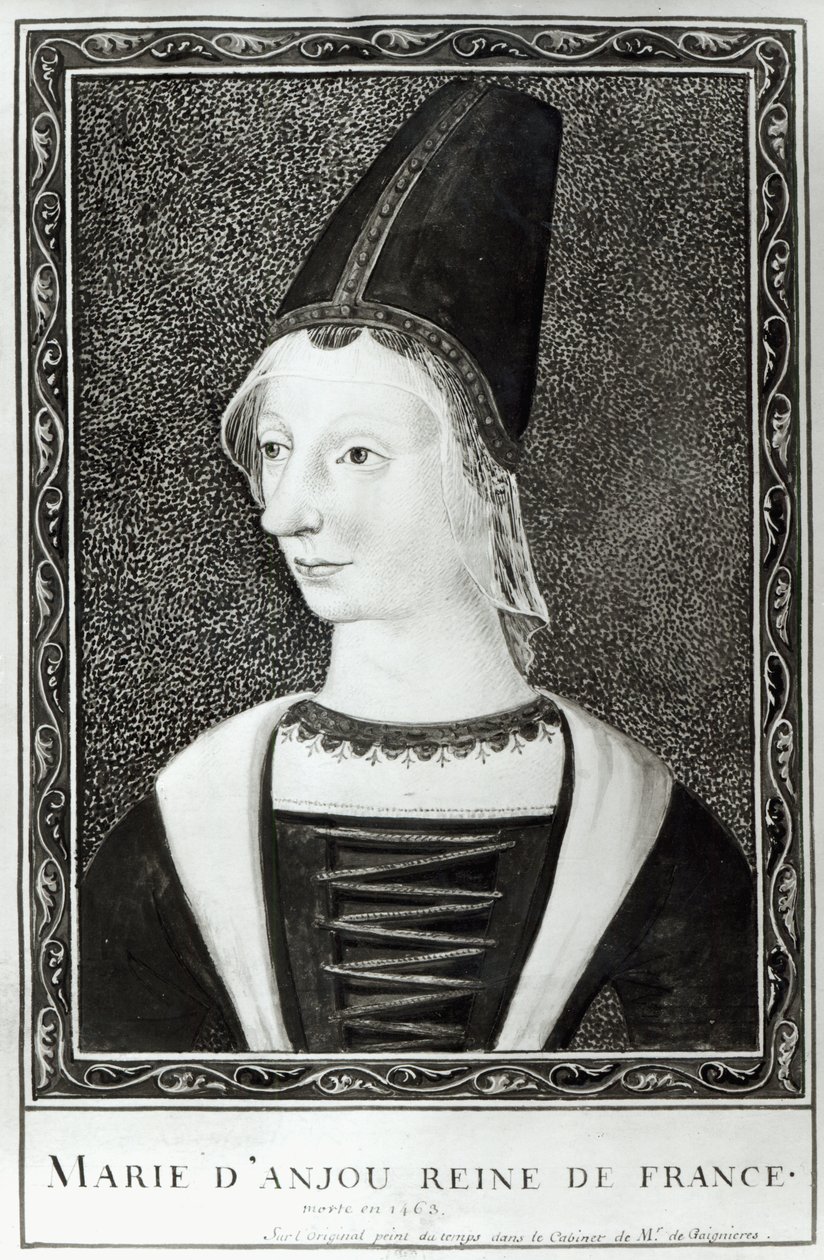 Maria de Anjou (1404-63) Rainha da França de Francois Roger de Gaignieres