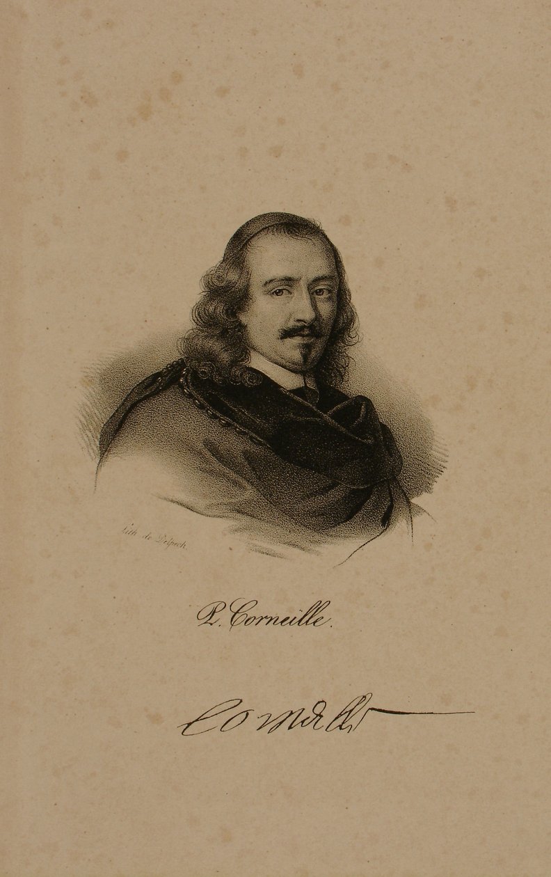 Pierre Corneille (1606-84) de Francois Seraphin Delpech