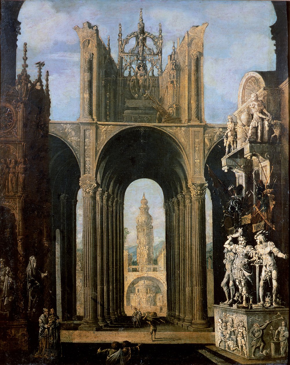 Fantasia arquitetônica de Francois de Nome