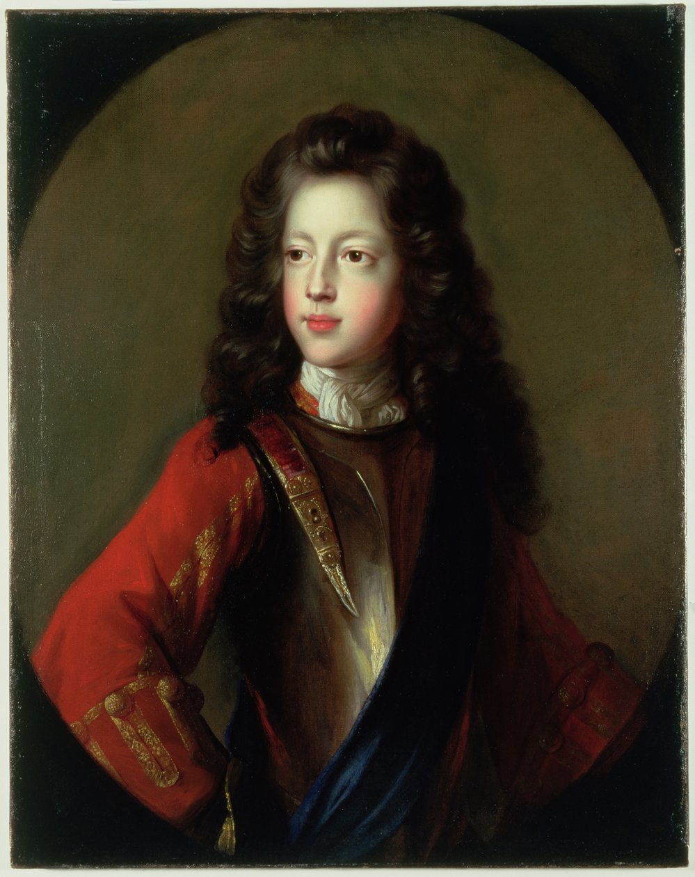 Tiago VIII ou Escócia e III da Inglaterra, c.1704 de Jean François de Troy