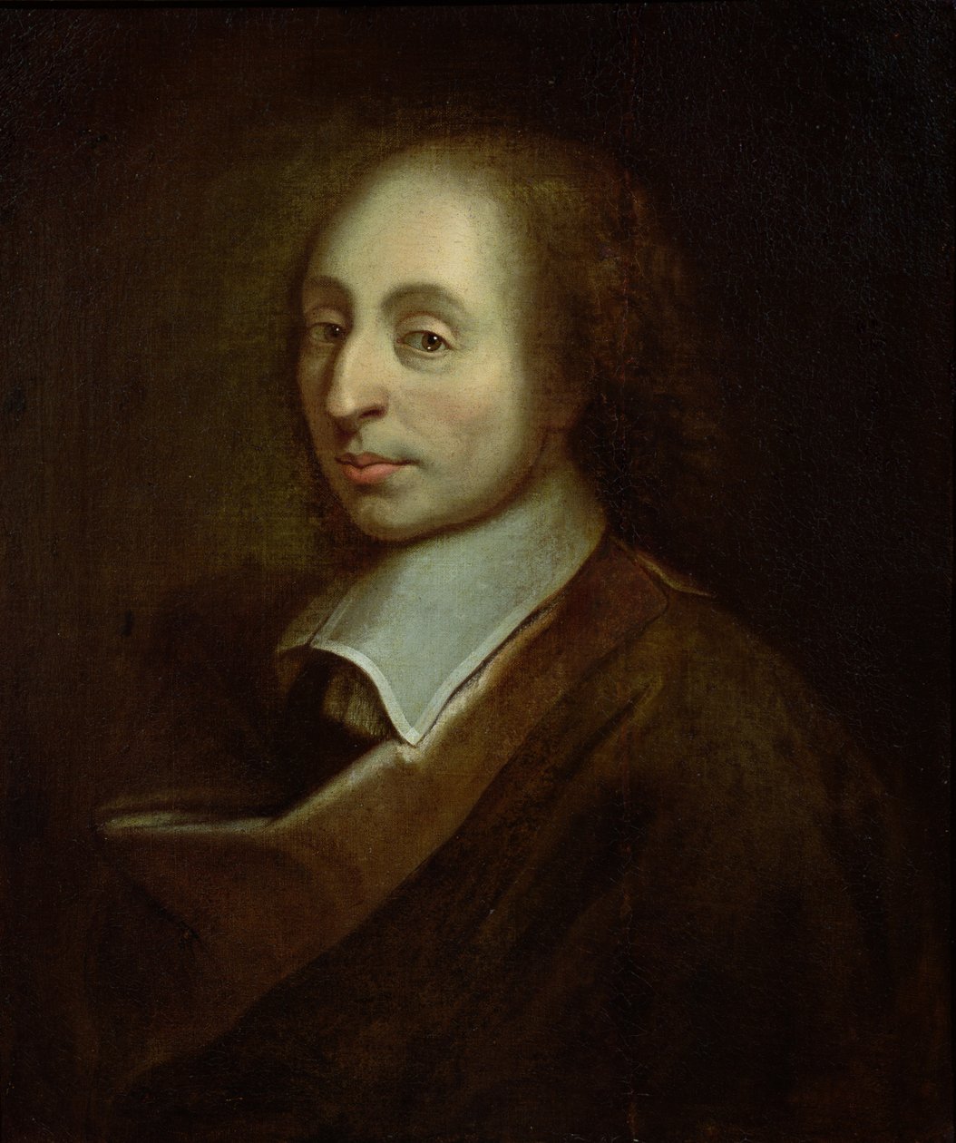 Blaise Pascal (1623-62) c.1691 de Francois the Younger Quesnel