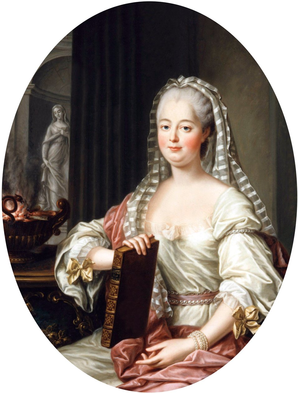 Jeanne Antoinette Poisson, Madame de Pompadour, c.1763 de Francois Hubert Drouais