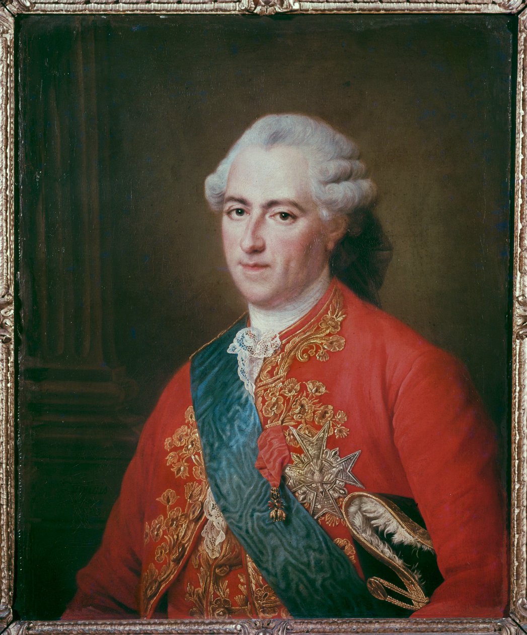 Rei Luís XV ... (pintura sobre tela) de Francois Hubert Drouais