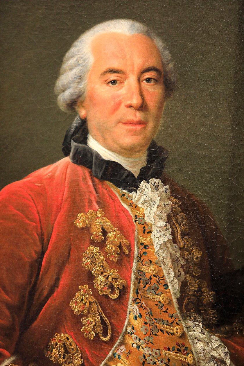 Retrato do conde de Buffon, óleo sobre tela de Francois Hubert Drouais