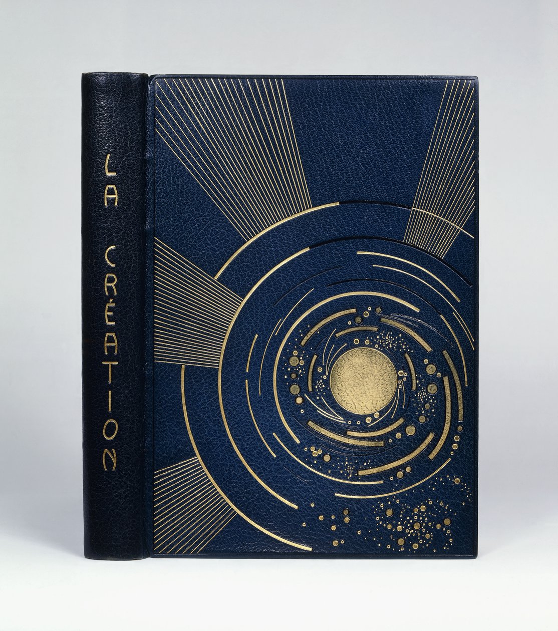 Capa do livro &39;La Creation&39; de Joseph-Charles Mardrus de Francois Louis (after) Schmied
