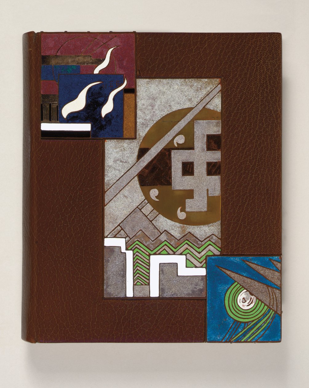 Capa de &39;Daphne&39; de Alfred de Vigny, executada por Georges Crette com azulejos de Jean Goulden de Francois Louis (after) Schmied