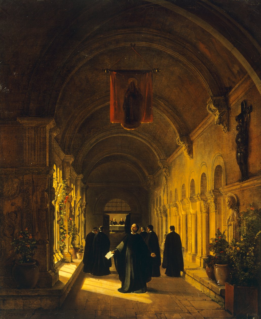 Abelard no claustro de Francois Marius Granet
