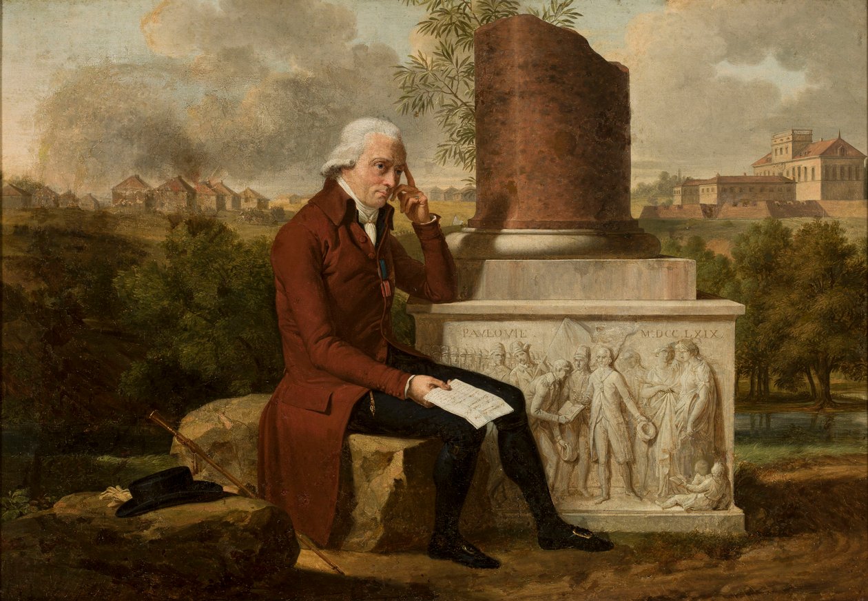 Retrato de Ksawery Brzostowski (1739-1827) de Francois-Xavier Fabre